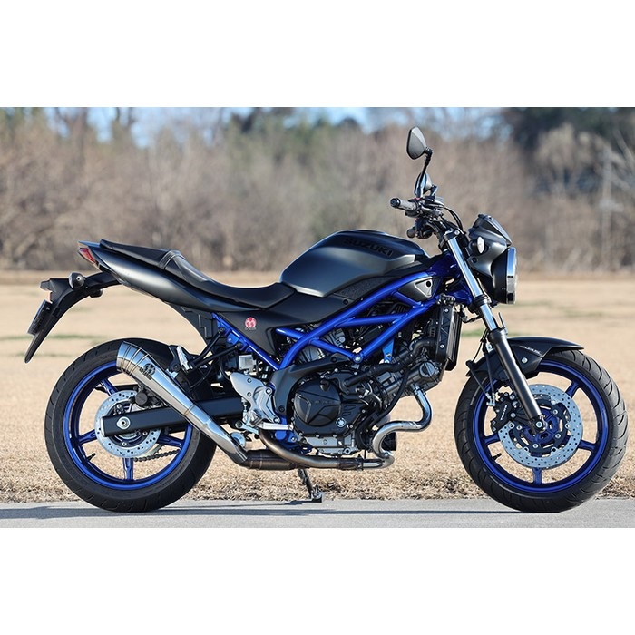 sv650abs ナイトロンR1　パワーボックスパイプ SUZUKI｜SV650ABS/X ABS | POWERBOX パイプ チタンソリッド