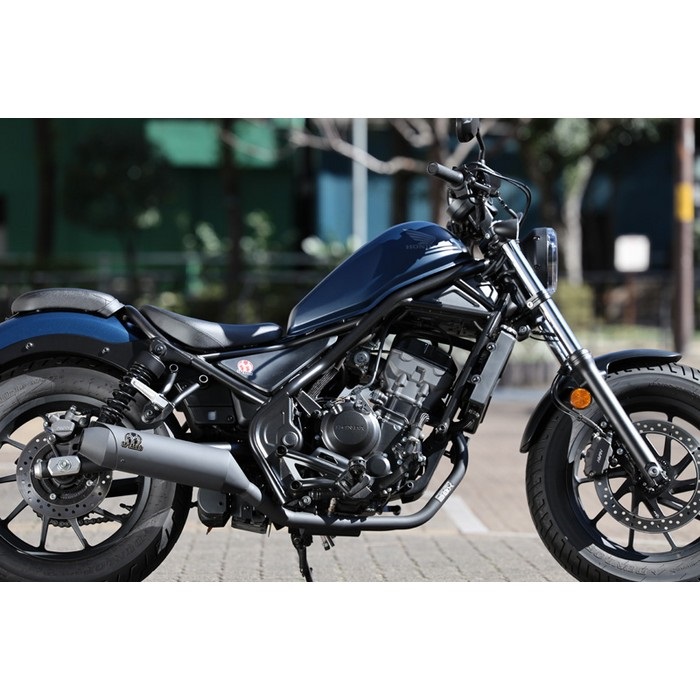 POWERBOX スリップオンマフラー ブラックエディション レブル250 -22