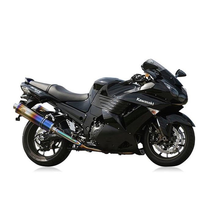ワイバン ツイン スリップオンマフラー ZZR1400/ZX-14 06-07｜スリップ