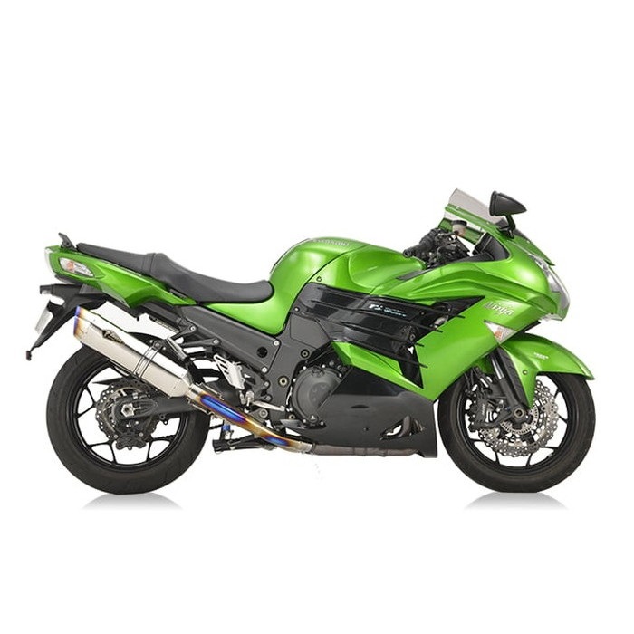 リアルスペック ツイン スリップオンマフラー Ninja ZX-14R 12-20
