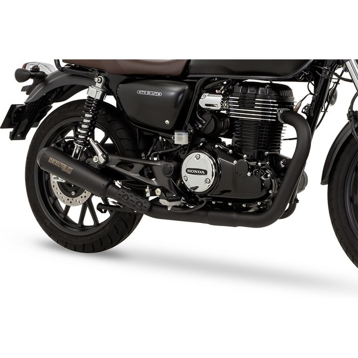 ホンダ GB350 BRS フロントエキゾーストパイプ ブラック MORIWAKI