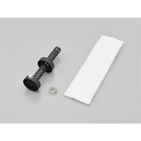 インナーサイレンサー ショートタイプグラスウール消音 スチール 汎用