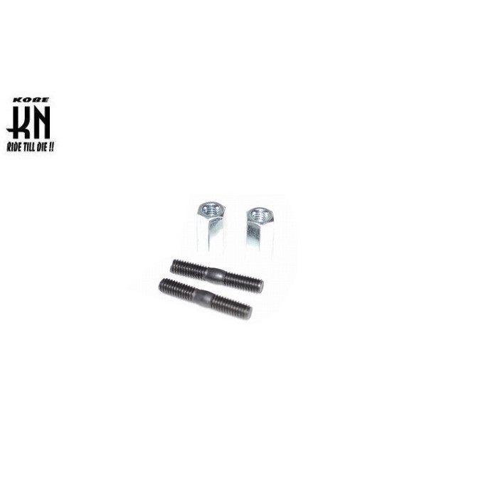 マフラースタッドボルト【ディープナット付】6mm｜その他マフラー関連