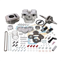 181cc DOHC ボアアップKIT 181cc/シルバー グロム(JC61/JC75）・モンキー125（JB02）