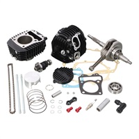 181cc NEO ボアアップKIT 181cc/ブラック グロム(JC61/JC75）・モンキー125（JB02）