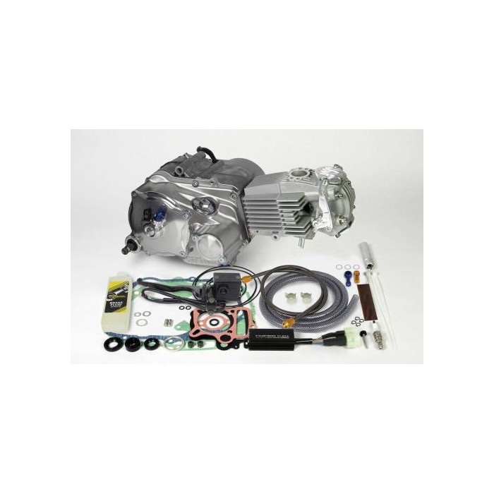 スーパーヘッド4V+Rコンプリートエンジン124cc(セカンダリー)(湿式