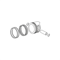 【補修部品】ピストンキット(レギュラー/旧タイプRステージ88cc用)