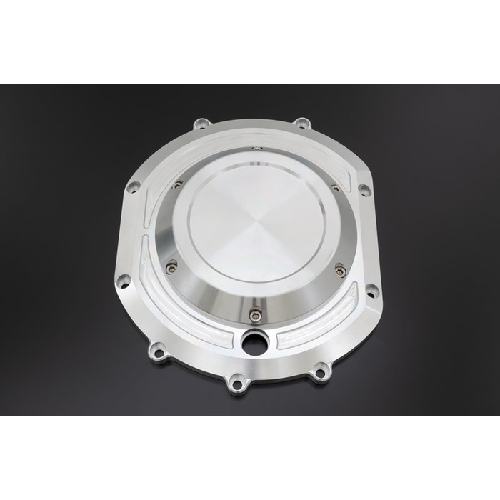 BILLET クラッチカバー Type-Z シルバー KZ1000他｜エンジン