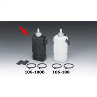 キャッチタンク オイル/ガソリン対応 300cc 取り出し12mm ブラック