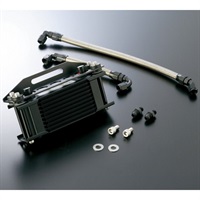 オイルクーラーキット (上廻し後ろ) ストレート #8 9-13R ブラック仕様 Z1/Z2/Z750FX-1/Z1000MK2