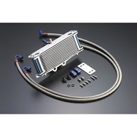 車種別オイルクーラーキット(サイド廻し) ストレート #6 9-13R シルバー XJR400 93-96/XJR400R 95-07/XJR400RⅡ 96