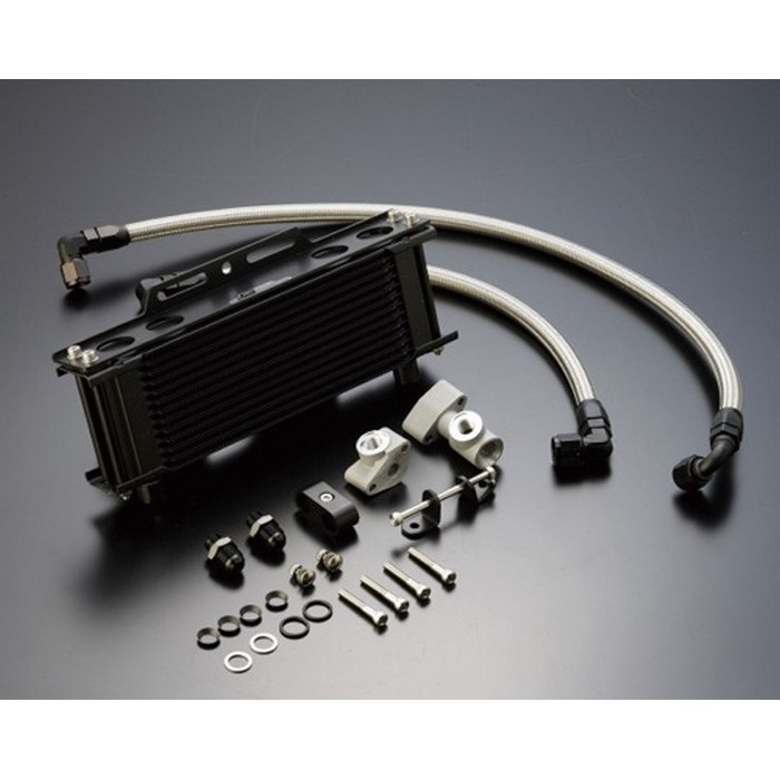 オイルクーラーキット (サイド廻し) ストレート #8 9-13R ブラック仕様