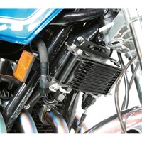 オイルクーラーとホースセットZ2.Z1用 オイルクーラーキット (上廻し) ストレート #8 4.5-10R ブラック