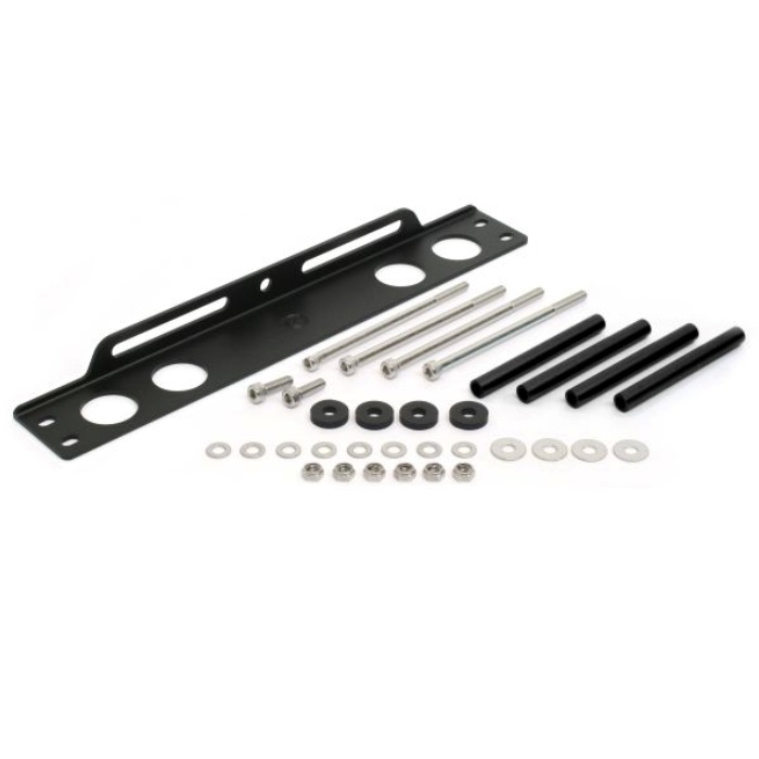 ストレートオイルクーラーステーセット 9-10R GPZ400F/Z400GP/750GP/GPZ1100F/Z1100GP(ブラック)