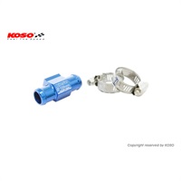 KOSO 水冷ジョイント 【26mm】 【1/8 センサーなし】ブルー