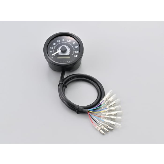VELONA 電気式スピードメーター Φ60 インジケーター付き｜スピード