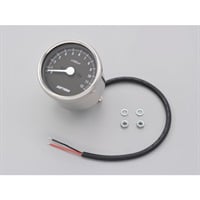 機械式タコメーター Φ60 ホワイトLED照明 12000rpm ステンレスボディ