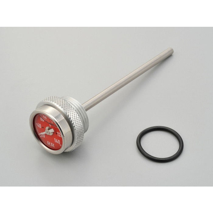 RRディップスティック付油温計 SR400 / 500 78-08 / SR400 FI 10-21(レッド)