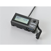 デジタル電圧計＆USB電源「e+CHARGER」 Type-A