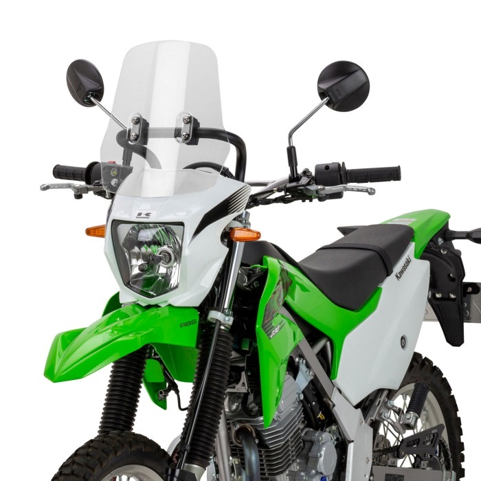アドベンチャー ウィンドシールド ライトスモーク KLX230 20 