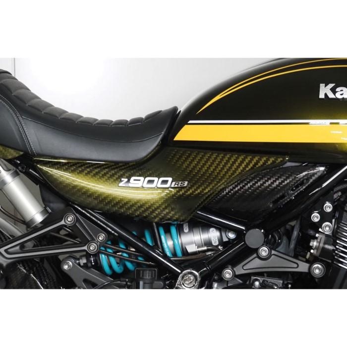 サイドカバー 左右セット 12K綾織 キャンディートーングリーン Z900RS