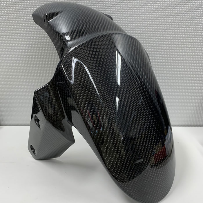 CLEVER WOLF Racing フロントフェンダー カーボン綾織 