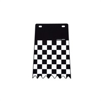 フェンダーフラップ チェッカーパターン 200×288mm 穴ピッチ120mm