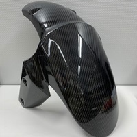 CLEVER WOLF Racing フロントフェンダー カーボン綾織 '11~Ninja1000