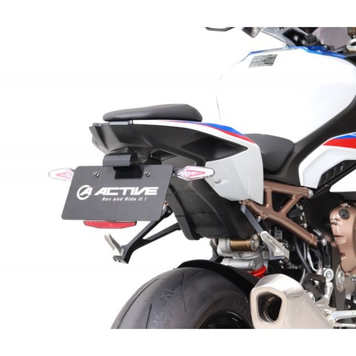 S1000RR2019〜2022年式用フェンダーレス　テールランプ　ナンバー灯 フェンダーレスキット ブラック [LEDナンバー灯付き] リフレクター付属
