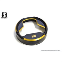 デュアルカラーガソリンタンクカバー【NMAX125/NMAX155】マットブラック/ゴールド