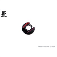 デュアルカラーガソリンキャップカバー【シグナスグリファス/X FORCE/JOG125】マットブラック/レッド