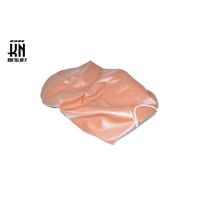 2WAY シートカバー【ゴム入り】 国産高品質【ジョルノ/AF24】ブラウン/ホワイトパイピング