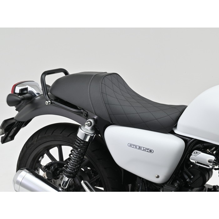 GB350 カスタムシート　ゲルザブ付き シートカスタム完了✨ 一気に渋みが増して、存在感が出ました✌️ あと