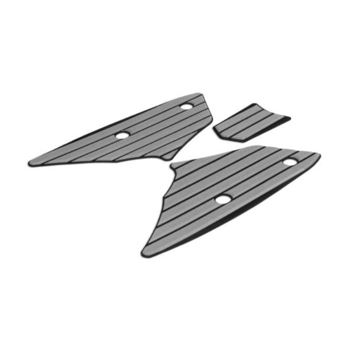 ステップ&フューエルリッドパッドセット リード125(JK12-1000001～1199999)(ダークグレー/ブラック)