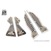 RCB ステンレスフロアマット【NMAX125/155】クロームメッキ