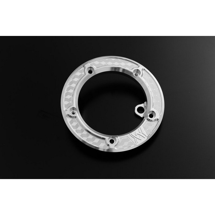 PMC ビレット・ハニカム タンクキャップリング(シャイニングシルバー)