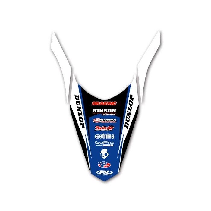 YAMAHA リアフェンダーデカール WR250R/WR250X 07-17｜デカールキット
