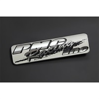 50πサイレンサー LRエンブレム サイレンサーエンブレム PMC RACINGタイプ｜デカールキット｜の通販