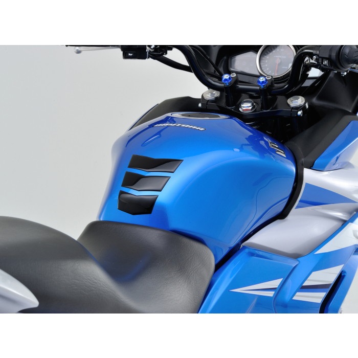 タンクパッド (ポッティングタイプ) 3ピース Lサイズ CBR250RR等(ブラック)