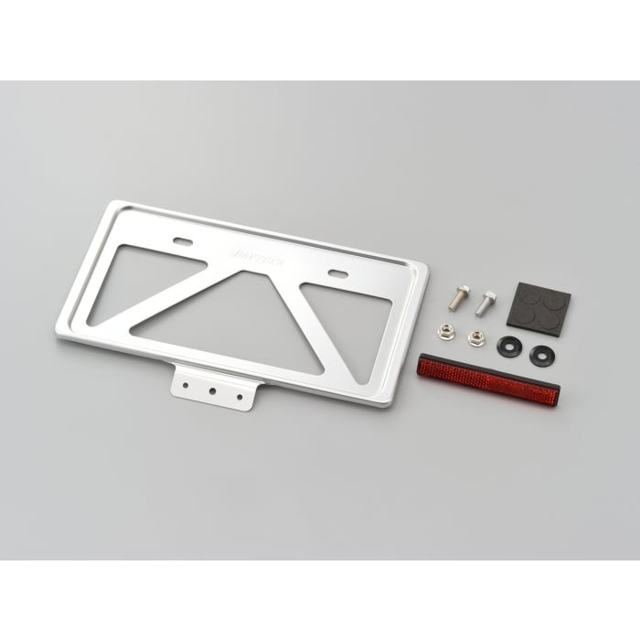 軽量ナンバープレートホルダー リフレクター付き L 【新保安基準適合】(クリアー)