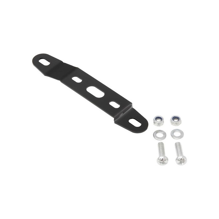 ショートプレートホルダー　1inch 2ペア ナンバープレートホルダー フラット10mmオフセット｜ナンバーホルダー