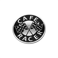 Motone Customs モートーンカスタムズ エンブレム CAFE RACER アルミ汎用