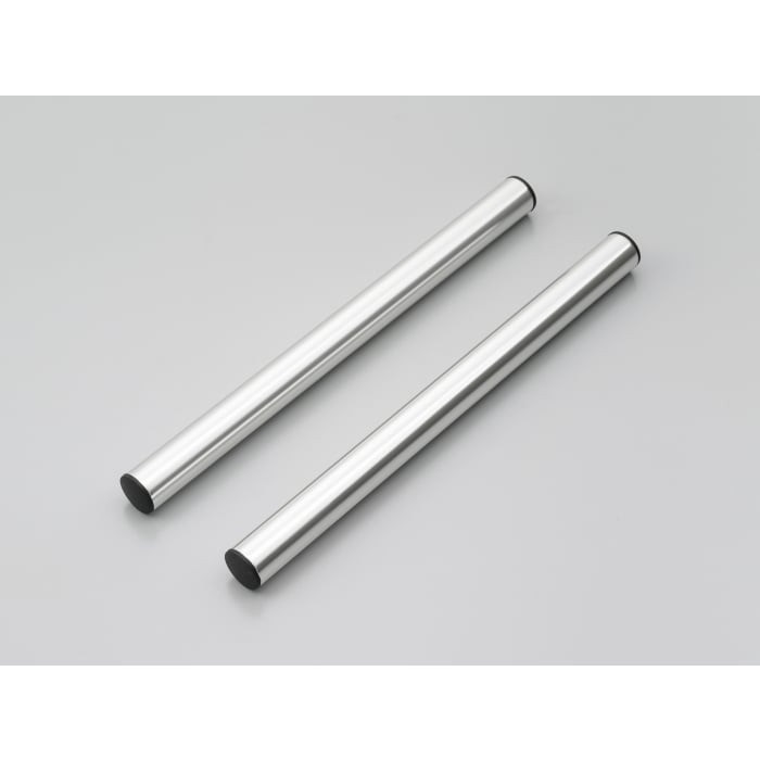 削り出しセパレートハンドル ストレートバー2本セット 汎用(シルバー)