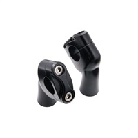 Motone Customs モートーン カスタムズ ハンドルライザー 22mm ブラックStreet Twin/Speed Twin 900 (16-24)