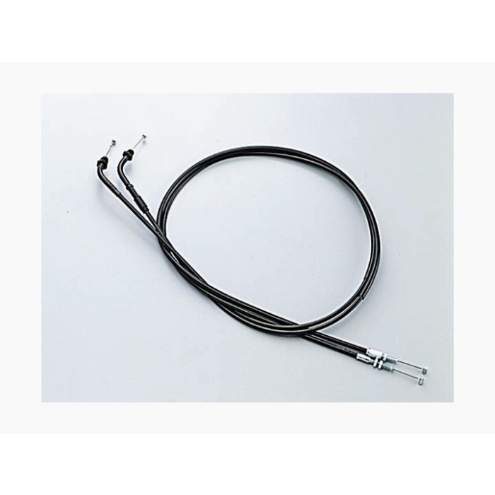 ロング スロットルケーブルW ホークII 77-81｜スロットルケーブル