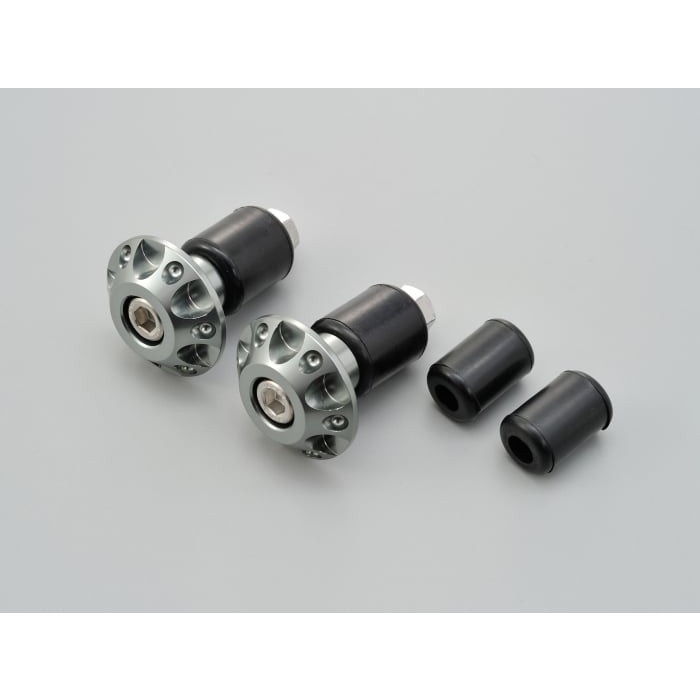 アルミビレットバーエンド ファインカット 汎用(ガンメタ)