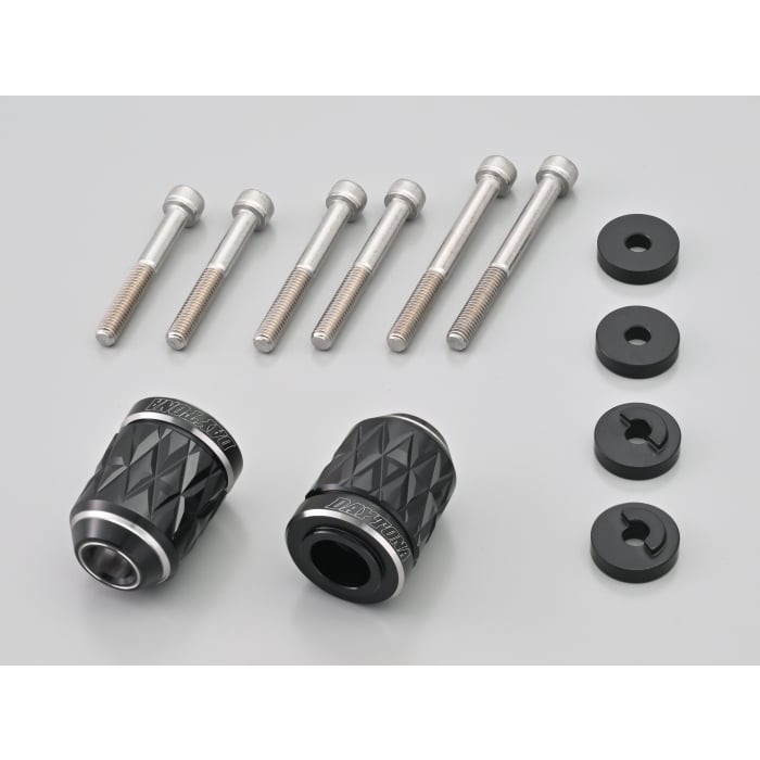 プレミアムゾーン ハンドルバーエンドプラグ KIRIKO HONDA車 M6(アッシュシルバー)