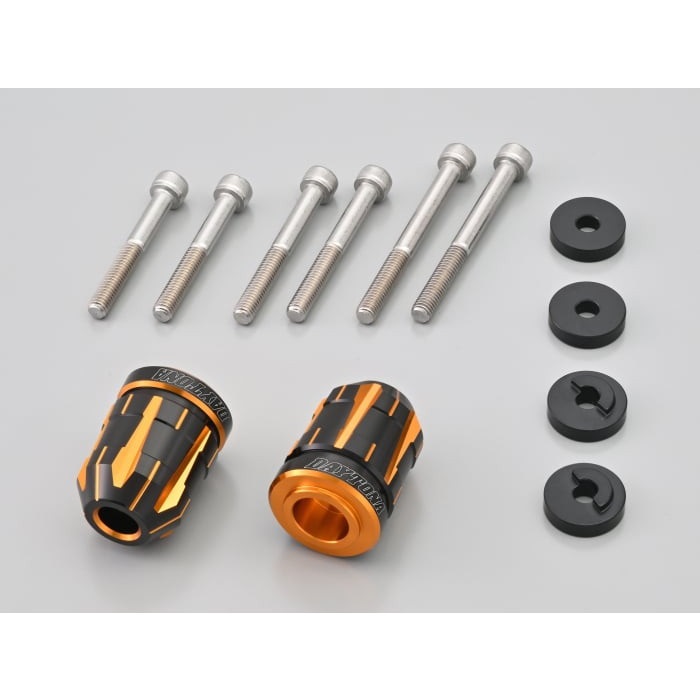 プレミアムゾーン ハンドルバーエンドプラグ TECHNO HONDA車 M6(ゴールド)