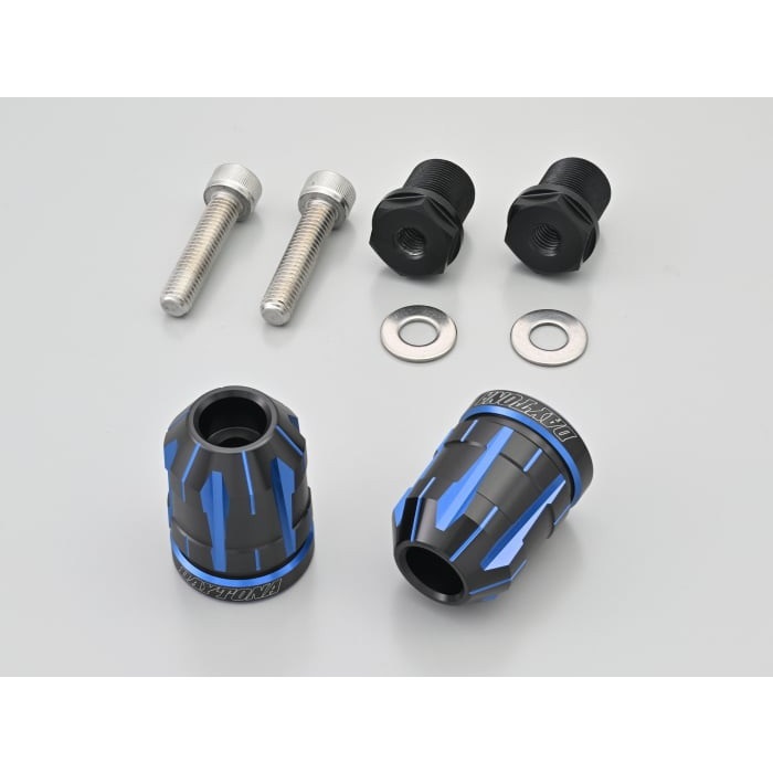 プレミアムゾーン ハンドルバーエンドプラグ TECHNO KAWASAKI車 M17(ブルー)