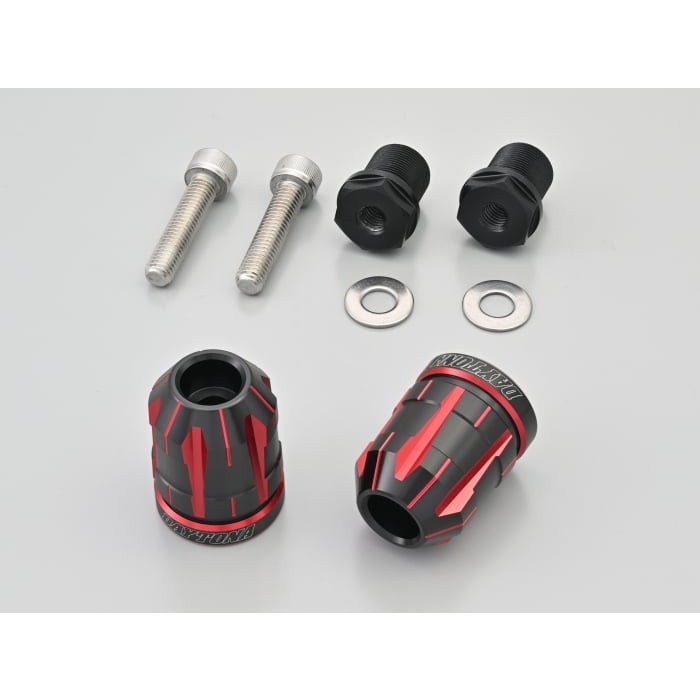 プレミアムゾーン ハンドルバーエンドプラグ TECHNO KAWASAKI車 M17(レッド)